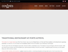 Tablet Screenshot of congres-auteuil.com